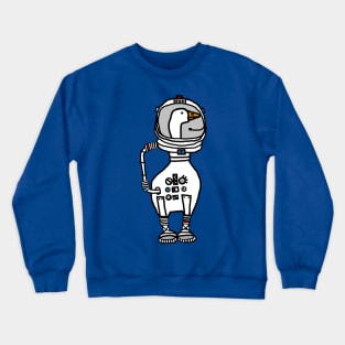 Space Goose Sci Fi Astronaut Crewneck Sweatshirt